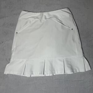 Tail Pleated Golf Skort With Built-In Shorts & Pockets - Size 6